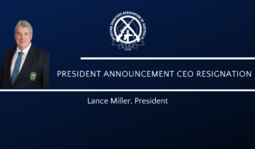 President Announcement – CEO Resignation