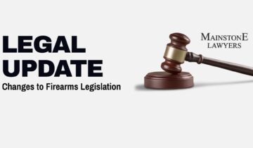 Legal Update – Changes to Firearms Legislation from Stephen