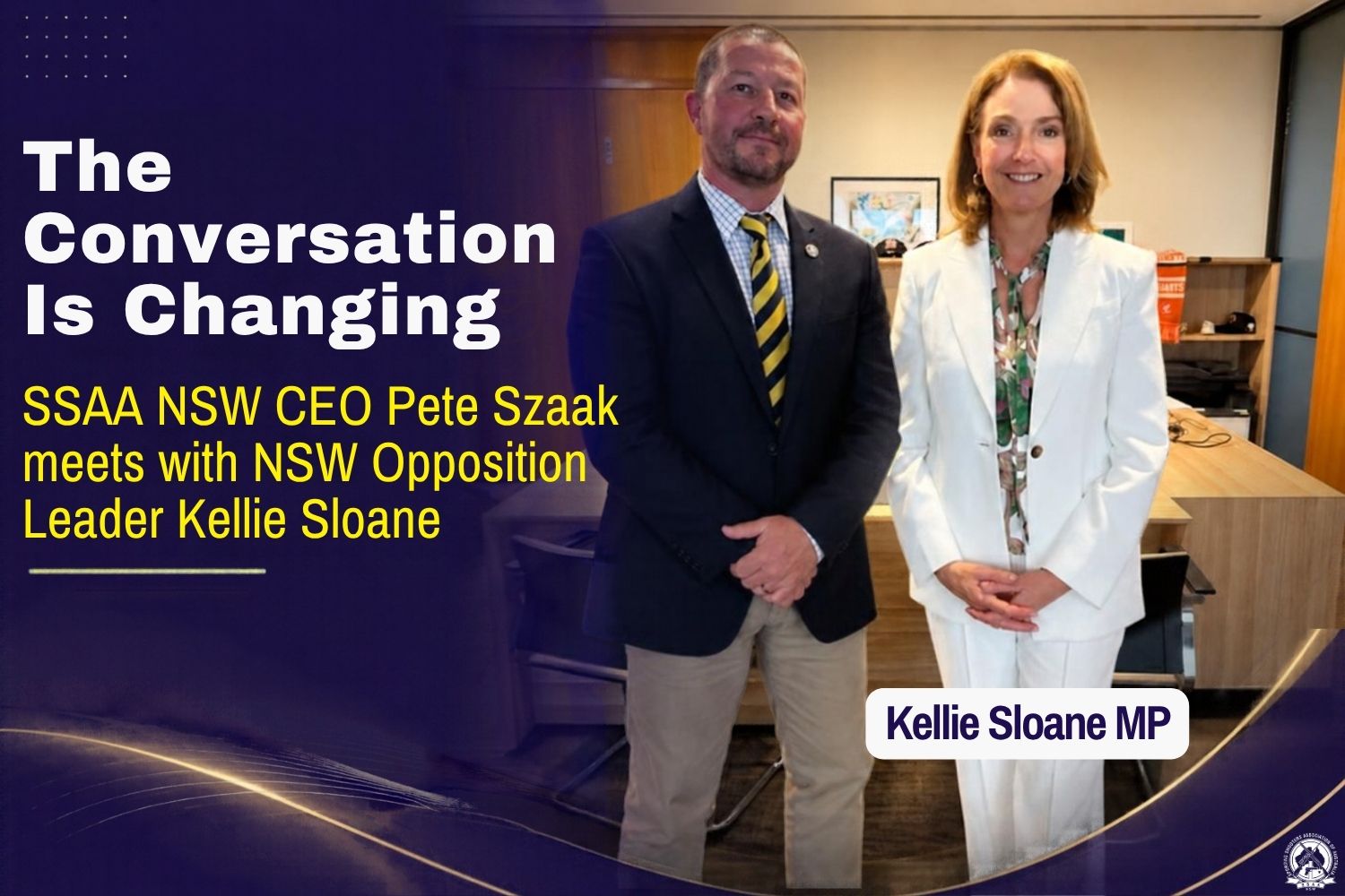 Pete and Kellie Sloane (Opposition Leader)